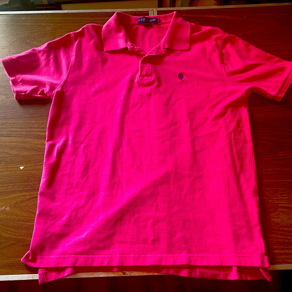 U.S. Polo Assn Pink Men’s Shirt Size Large